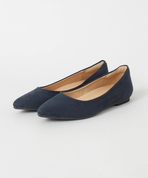 URBAN RESEARCH Sonny Label（アーバンリサーチサニーレーベル）の「コンフォートポインテッドフラットパンプス∴（パンプス・レディース・レッド/ブラック/ネイビー・23/23.5/24/24.5）」の9枚目の写真