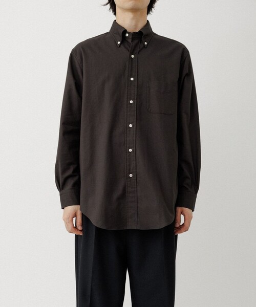 ADAM ET ROPE'(アダムエロペ)の「《別注》【Brooks Brothers/ブルックス ブラザーズ】EX NOIR OX BD SHIRTS(シャツ/ブラウス・メンズ・チャコール・L/M/S)」の9枚目の写真