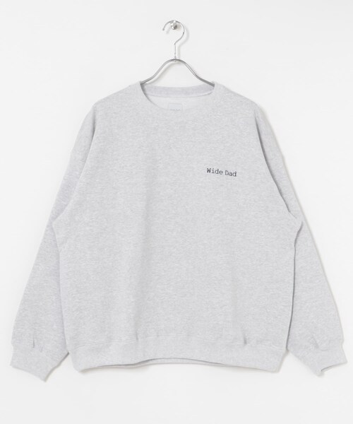 URBAN RESEARCH(アーバンリサーチ)の「Wide Dad SUPER WIDE SWEAT CREW-NECK(スウェット・メンズ・PINK/ASH・1/2)」の12枚目の写真