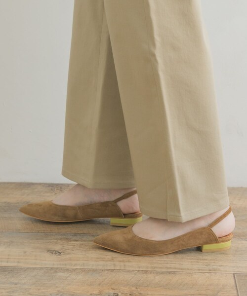 URBAN RESEARCH ROSSO（アーバンリサーチロッソ）の「『MADE IN JAPAN』F by ROSSO　バックストラップスウェードパンプス（パンプス・レディース・TERRACOTTA/K/BROWN・36/37/38）」の7枚目の写真