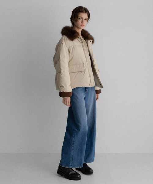 URBAN RESEARCH Sonny Label（アーバンリサーチサニーレーベル）の「グリーンダウンワークジャケット（その他アウター・レディース・ベージュ/カーキ/ネイビー・Free）」の10枚目の写真