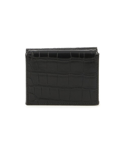 ROPE' PICNIC（ロペピクニック）の「型押しレザーライク三つ折りウォレット（財布・レディース・ブラック/ベージュ/グリーン系・F）」の5枚目の写真