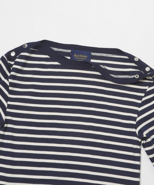 URBAN RESEARCH(アーバンリサーチ)の「『別注』LE MINOR×URBAN RESEARCH ボーダーカットソー(Tシャツ/カットソー・レディース・NoirEcru/MarineEc・-)」の21枚目の写真