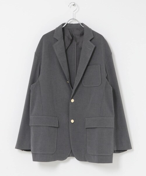 URBAN RESEARCH DOORS(アーバンリサーチドアーズ)の「FORK&SPOON キャリーマンテーラードジャケット(テーラードジャケット・メンズ・NAVY/CHARCOAL・4/5)」の10枚目の写真