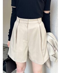EMODA | 【セットアップ着用可】ハイウエストショートパンツ(その他パンツ)
