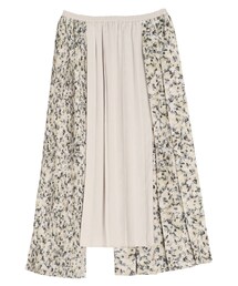 ELENDEEK | FLOWER PAINT PLEATS SK(スカート)
