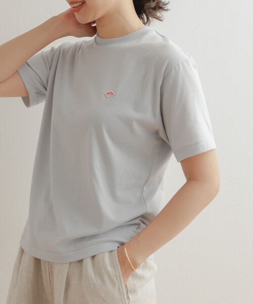 URBAN RESEARCH DOORS(アーバンリサーチドアーズ)の「DANTON T/C T-SHIRTS(Tシャツ/カットソー・レディース・YELLOW/WHITE/SAXBLUE/RED×WHITE/NVY×WHT/NAVY×BEIG・S)」の3枚目の写真