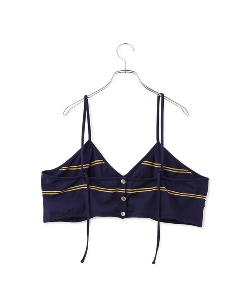 ADAM ET ROPE'(アダムエロペ)の「【crinkle crinkle crinkle】griguri border big bra(キャミソール・レディース・ネイビー系・F)」の11枚目の写真