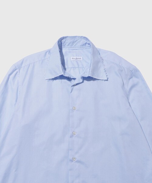 ADAM ET ROPE'(アダムエロペ)の「【Errico Formicola】SPORT SHIRT FRINGE(シャツ/ブラウス・メンズ・ホワイト/サックス・L/M)」の7枚目の写真