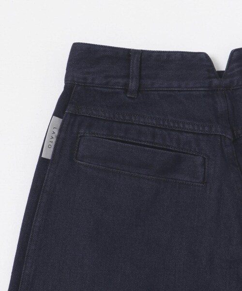LAATO（ラート）の「denim wide pants（デニムパンツ・レディース・デニム/ミッドナイト・S/M/TALL）」の5枚目の写真