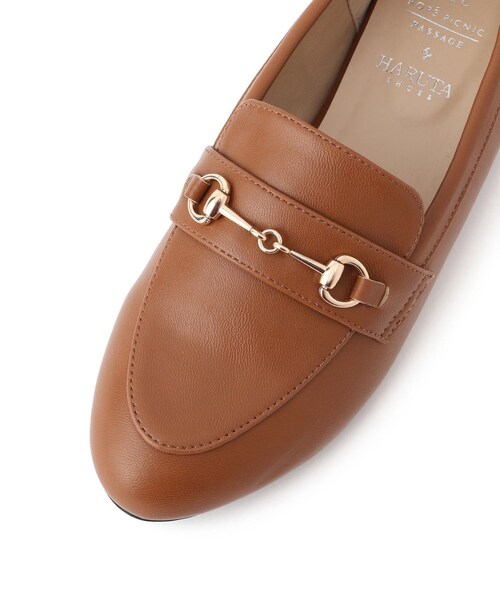 ROPE' PICNIC(ロペピクニック)の「ROPE' PICNIC PASSAGE byHARUTA/ビット付フラットローファー(ローファー・レディース・ブラック/キャメル・23.0/23.5/24.0/24.5)」の20枚目の写真