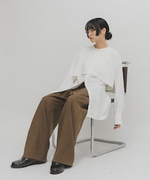 KBF | レイヤードミニシャツワンピース(ワンピース)