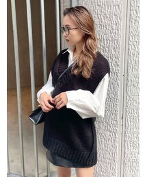 EMODA | オーバーサイズニットベスト(ベスト)