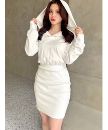 RESEXXY | スウェットフーディワンピース(ワンピース)