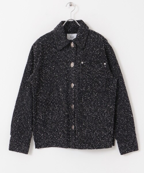URBAN RESEARCH DOORS(アーバンリサーチドアーズ)の「tiit tokyo nep denim shirts(テーラードジャケット・レディース・black・38)」の8枚目の写真