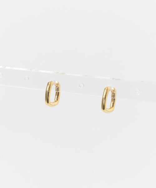 URBAN RESEARCH（アーバンリサーチ）の「TOM WOOD　FRAME HOOPS SMALL GOLD（ピアス（両耳用）・レディース・GOLD・-）」の2枚目の写真