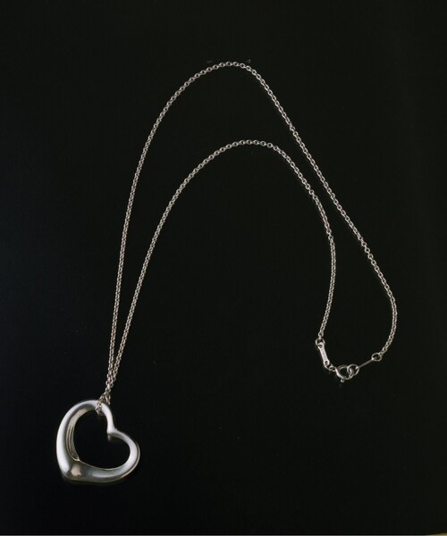 ADAM ET ROPE'(アダムエロペ)の「【VINTAGE JEWELRY】TIFFANY オープンハート ネックレス L(ネックレス・メンズ・シルバー・F)」の1枚目の写真