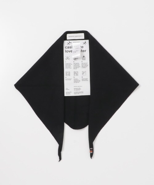 URBAN RESEARCH（アーバンリサーチ）の「Extreme Cashmere　bandana（バンダナ/スカーフ・レディース・rosa/d brown/felt/raven・-）」の6枚目の写真