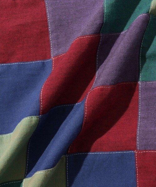 ADAM ET ROPE'(アダムエロペ)の「【NEEDLES/ニードルス】3B Jacket - Cotton Oxford Patchwork(その他アウター・メンズ・ネイビー系・M/S)」の14枚目の写真