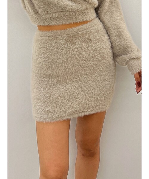 GYDA（ジェイダ）の「シャギータイトスカートライクショートパンツ【SETUP着用可】（スカート・レディース・ブラック/オフホワイト/ベージュ/アイボリー・F）」の18枚目の写真