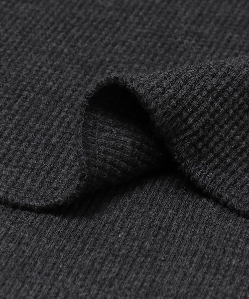 KBF（ケイビーエフ）の「レースフリルワッフルプルオーバー（Tシャツ/カットソー・レディース・CHARCOAL/OATMEAL・One）」の5枚目の写真