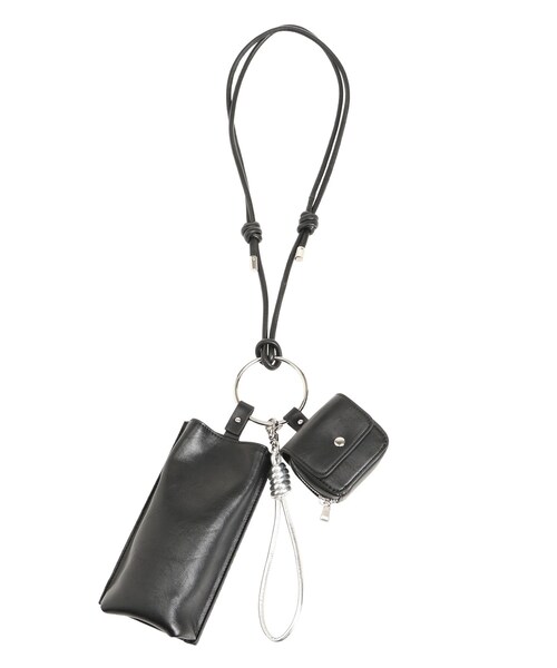 ELENDEEK(エレンディーク)の「MULTI SHOULDER BAG(ショルダーバッグ・レディース・オフホワイト/ブラック/ブラウン・F)」の4枚目の写真