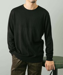 『一部WEB限定カラー』『XLサイズあり』『UR TECH』ハイゲージクルーネックニット