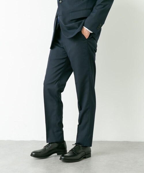 URBAN RESEARCH DOORS（アーバンリサーチドアーズ）の「LIFE STYLE TAILOR　ウールライクコンフォータブルスマートパンツ（スラックス・メンズ・NAVY/GRAY・S/M/L/XL）」の2枚目の写真