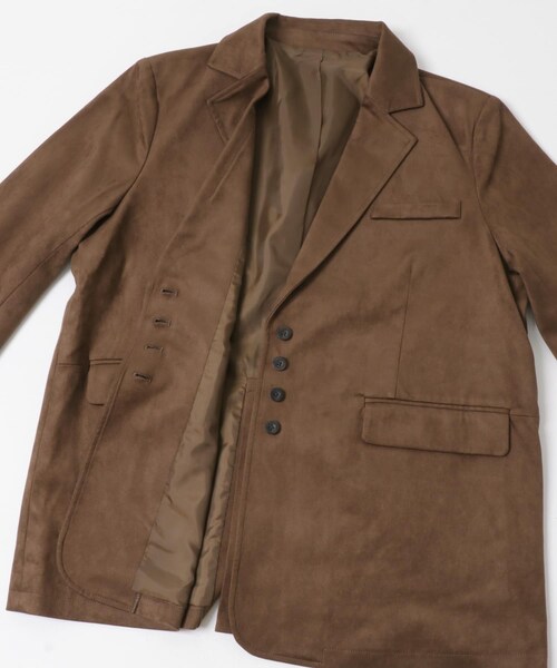 SENSE OF PLACE by URBAN RESEARCH（センスオブプレイスバイアーバンリサーチ）の「FSルーズジャケット（テーラードジャケット・レディース・BLACK/CAMEL/BROWN・one）」の21枚目の写真