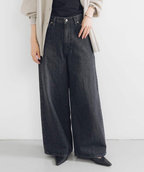 URBAN RESEARCH（アーバンリサーチ）の「『別注』Lee101×URBAN RESEARCH　 BAGGYPANTS（デニムパンツ・レディース・淡BLACK/BLACK・XS/S/M/L）」の10枚目の写真