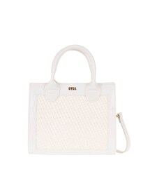 GYDA | mix material BOX BAG(ハンドバッグ)