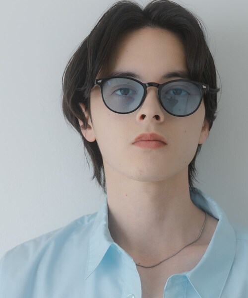 SENSE OF PLACE by URBAN RESEARCH（センスオブプレイスバイアーバンリサーチ）の「ボスリントンサングラス（メガネ・メンズ・BLACK/GRAY/BLUE・One）」の20枚目の写真