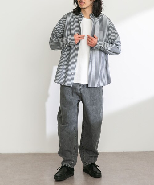 URBAN RESEARCH Sonny Label（アーバンリサーチサニーレーベル）の「デニムバレルパンツ（デニムパンツ・メンズ・グレー/ブラック/インディゴ・M/L）」の20枚目の写真