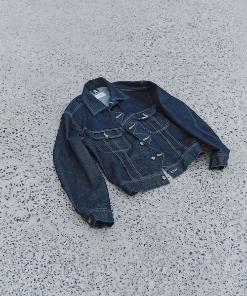 ADAM ET ROPE'(アダムエロペ)の「《別注》【Lee×MARKAWARE/リー×マーカウェア】EX101 SP DENIM JACKET(デニムジャケット・メンズ・ネイビー・L/M/S/XL)」の11枚目の写真