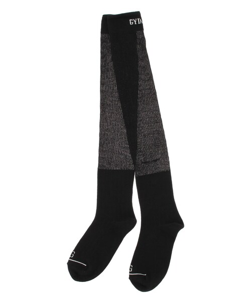 GYDA（ジェイダ）の「GYDA SHEER LOOSE SOX（ソックス/靴下・レディース・オフホワイト/ブラック・F）」の5枚目の写真