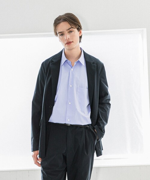 URBAN RESEARCH（アーバンリサーチ）の「『撥水』SOLOTEX STRETCH JACKET（テーラードジャケット・メンズ・D.NAVY/BLACK/ICE GRAY・S/M/L）」の16枚目の写真