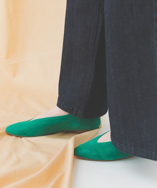 RODE SKO（ロデスコ）の「SOFI　SOFI FLAT SHOES（パンプス・レディース・GREEN/IVORY/CAMEL・36/37/38）」の16枚目の写真