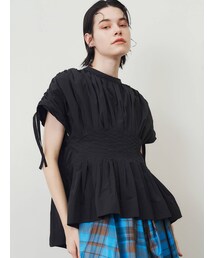 ELENDEEK | THIN TUCK GATHER BL(シャツ/ブラウス)