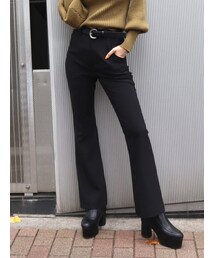 EMODA | ジャストウエストフレアパンツ(その他パンツ)