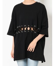 GYDA | 2WAYウエストレースアップシャツ(Tシャツ/カットソー)
