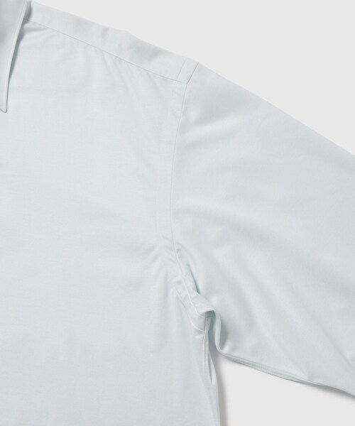 ADAM ET ROPE'(アダムエロペ)の「【KANEMASA FIL./カネマサフィル】46G Modest Shirt(シャツ/ブラウス・メンズ・ホワイト/ネイビー/サックス・L/M)」の10枚目の写真