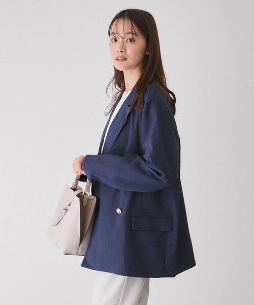Jayro(ジャイロ)の「テーラードジャケット(テーラードジャケット・レディース・ブラック/キナリ/ネイビー・M)」の21枚目の写真
