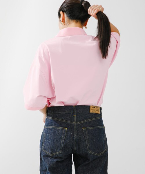 URBAN RESEARCH（アーバンリサーチ）の「DAIWA PIER39　Ws TECH POLO SHIRTS SHORT-SLEEVE（ポロシャツ・レディース・LT.PINK/BLACK/YELLOW/WHITE/WH×NY BD・FREE）」の17枚目の写真