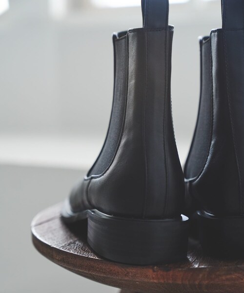 URBAN RESEARCH（アーバンリサーチ）の「レザーサイドゴアブーツ（ブーツ・レディース・BLACK・23/23.5/24/24.5/25）」の7枚目の写真