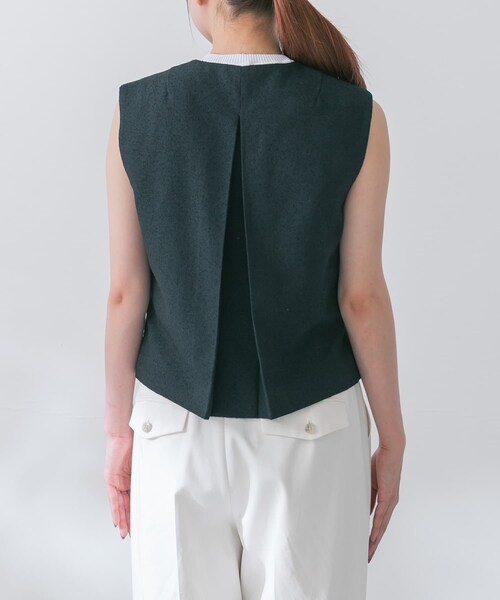 URBAN RESEARCH ROSSO（アーバンリサーチロッソ）の「ネップツイードコンパクトジレ（ベスト・レディース・NAVY/IVORY・FREE）」の21枚目の写真