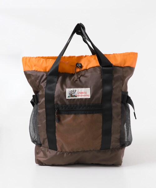 EKAL（エカル）の「『別注』Caribou Mountaineering×EKAL　L.WEIGHT PACKTOTE（トートバッグ・メンズ・BLACK/BROWN・one）」の20枚目の写真