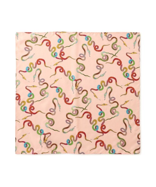 ADAM ET ROPE'（アダムエロペ）の「【LA PRESTIC OUISTON】CARRE 65cm SCARF SE（バンダナ/スカーフ・レディース・ベージュ系・F）」の4枚目の写真