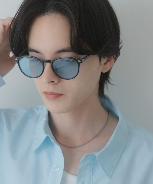 SENSE OF PLACE by URBAN RESEARCH（センスオブプレイスバイアーバンリサーチ）の「ボスリントンサングラス（メガネ・メンズ・BLACK/GRAY/BLUE・One）」の17枚目の写真