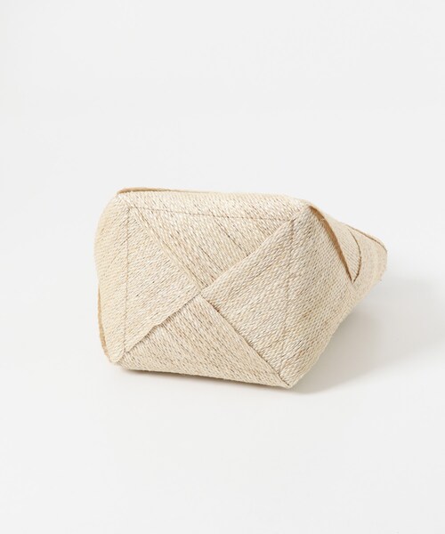 URBAN RESEARCH ROSSO（アーバンリサーチロッソ）の「VIOLAd’ORO　レザーハンドルアバカメッシュバッグ（ショルダーバッグ・レディース・NATU BLK・-）」の5枚目の写真