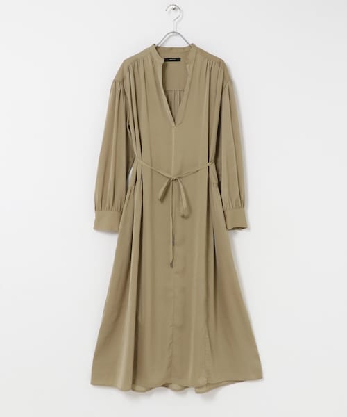 URBAN RESEARCH ROSSO（アーバンリサーチロッソ）の「ヴィンテージサテンテントワンピース（ワンピース・レディース・BROWN/Y/BEIGE/NAVY・Free）」の2枚目の写真